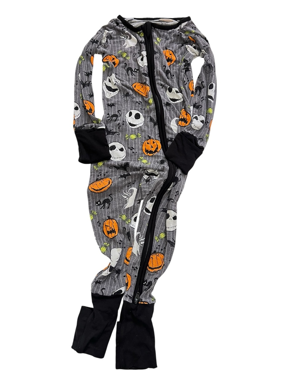 Little Sleepies The Nightmare Before Christmas Halloween Zippy Size 12-18 Months